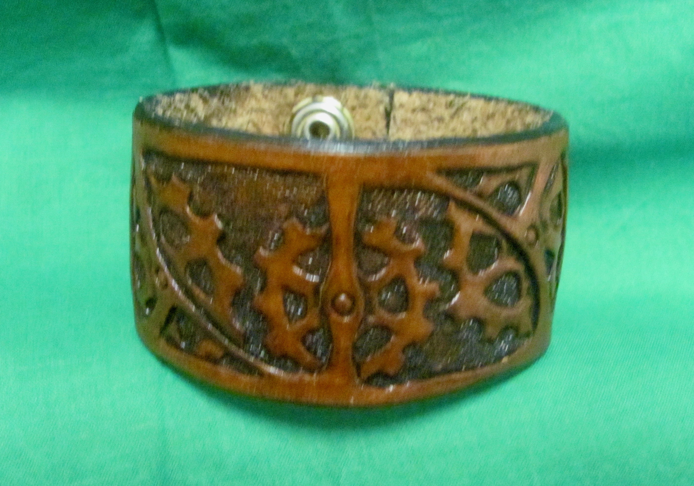 Nathans Leatherworks Steampunk Bracelet NL-04